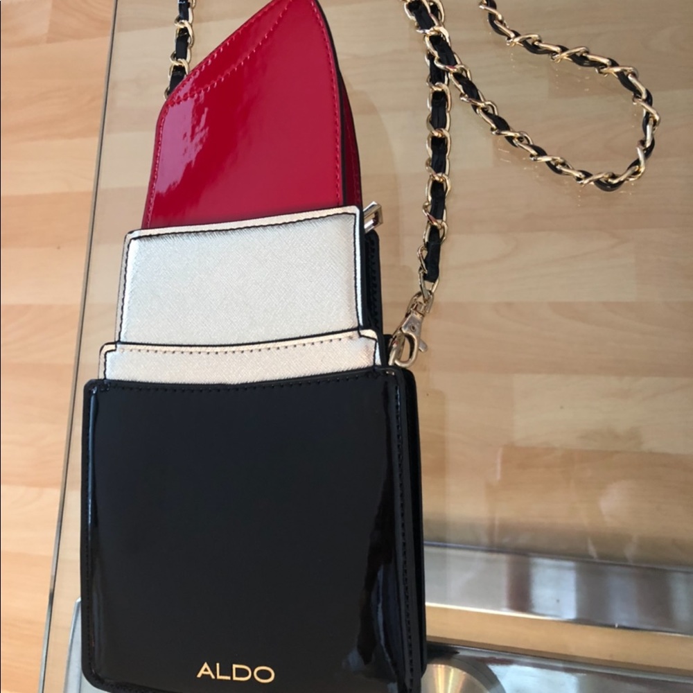 ALDO Novelty Lipstick Crossbody Bag Purse Fun - Picture 2 of 5